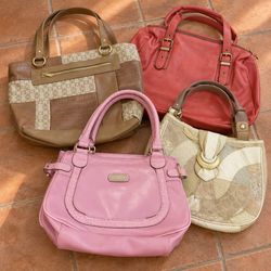 Sacs à main pour femmes en cuir et tissu