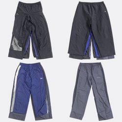 Mixed brand wideleg Track Pants