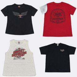 Harley-Davidson bedruckte T-Shirts und Tanktop RV ..