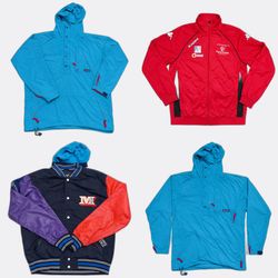 Mix branded jackets
