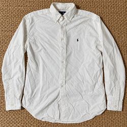 10142 Polo Ralph Lauren Button Up white Shirt