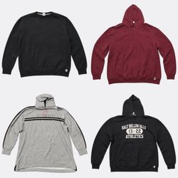 Russell Sweatshirts & Hoodies – Grade A/B – 15 Pcs..