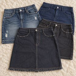 B-36 Bundle di gonne in denim da donna