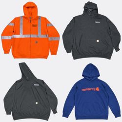 Carhartt Pullover and Zip Up Hoodies