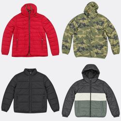 Y2k Hooded Puffer Jackets mix