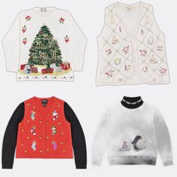 Christmas Holiday Knit Sweaters