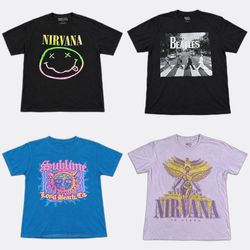 CR13337 Vintage Music T-Shirts Bundle
