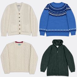 Vintage fisherman Cable Knit and Patterned Sweater..