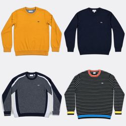Lacoste Round Neck Sweaters