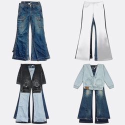 CR13005 Vintage True Religion Flare and Straight J..