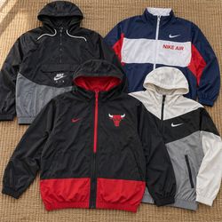 Nike Vintage Windbreaker and Track Jackets