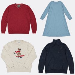 Abercrombie & Fitch Round Neck Sweaters