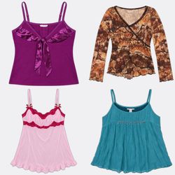 Women's Camisoles and Blouses Selection