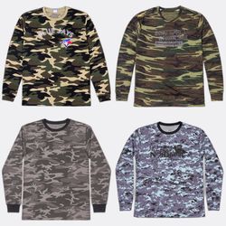 Camouflage Printed T-Shirts