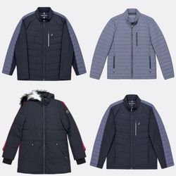 Nautica Zip Up Puffer Jackets (FNC:75)