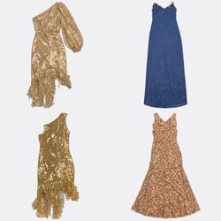 Sequin and Embellished Formal Maxi Dresses (D-0015..