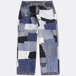 Upcycle Levi's Patchwork Denim Jeans (Dv-10-149)