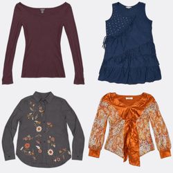 Blouses 👚 mixed styles