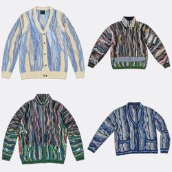 Coogi Australia Maglieria Vintage Testurizzata Mag..