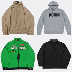 CR13590 Vintage Mix Branded Jackets Bundle