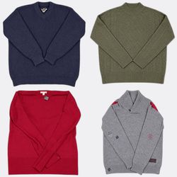 Barbour 長袖ニットセーター