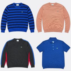 Lote de suéteres e cardigans Lacoste Knitwear