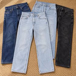 Levi's Denim Jeans 505,550,511,527,517