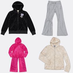 CR13758 Y2K Juicy Hoodies and Trousers Bundle