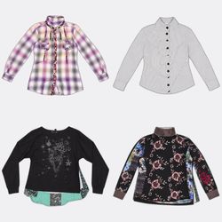 Women's Printed Blouses and Tops Lot