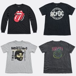 CR13455 Pack de T-shirts de musique vintage