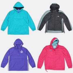 The North Face Columbia Windbreakers