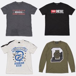 Diesel Graphic Printed T-Shirts