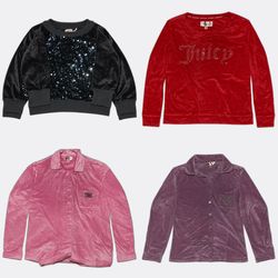 Juicy Couture Velvet and Patterned Shirts RV # 195..