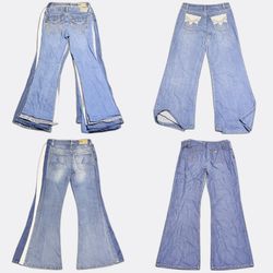Denim Flare Jeans in Various Washes
