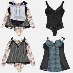 Body de Renda e Rede Feminino