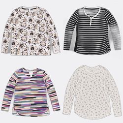 Long Sleeve Tops and Cardigans Selection