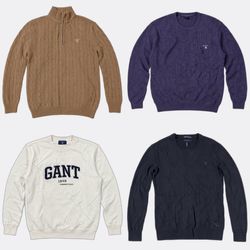 Gant Knitwear Sweaters Selection