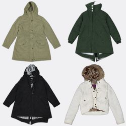 Hollister Winter Parkas Coat Selection
