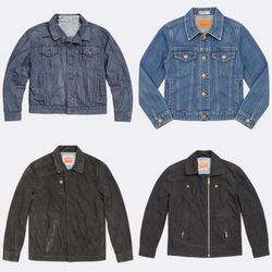 Levi's Denim Jackets in Blue and Black
