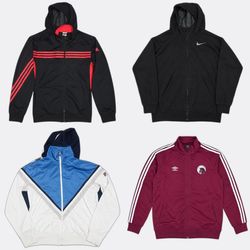Nike Adidas Track Jackets