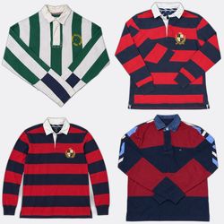 Lot de maillots de rugby vintage Tommy Hilfiger