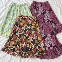 Y2k Poly Skirts