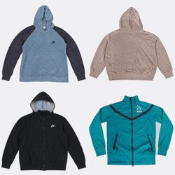 Nike Hoodies and Track Jackets Lot