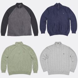 Ralph Lauren 1/4 Zip Knitwear Sweaters