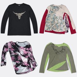 Women's Printed Long Sleeve Tops