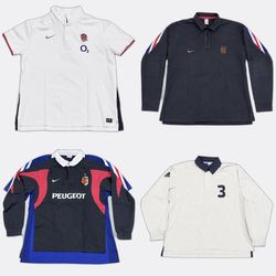 Nike Adidas Rugby Shirts