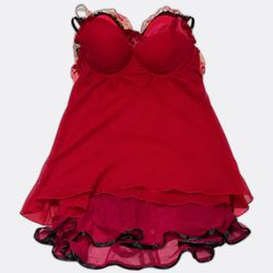 Y2k Lace and Chiffon Babydoll (GRV-10-010)