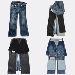 CR13006 Vintage True Religion Men jeans