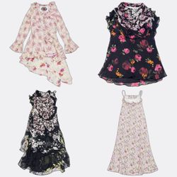 Y2K floral Dresses WR-2754B14