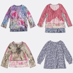 Chaps Women's Printed Blouses Selection